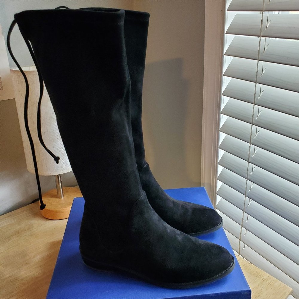 Stuart Weitzman Lilene suede tall boots 6.5M